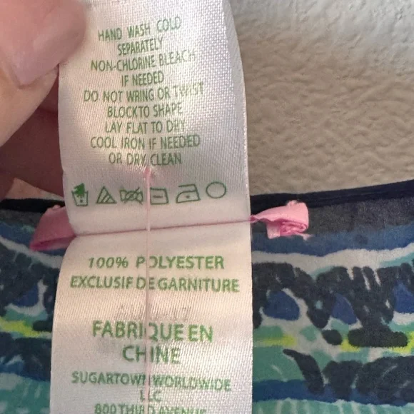 Lilly Pulitzer Anya Bright Navy Kimono